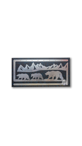 3 Bears - Blue flecked rubber
