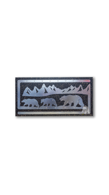 3 Bears - Earth tone flecked rubber
